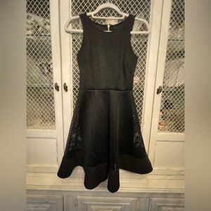 Romeo & Juliet Couture Black Textured Dress